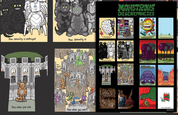 Monstrous Discrepancies Print (17x24) Art Subnormality