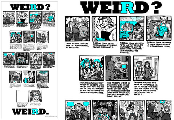 Subnormality Weird Print (12x24) Art Subnormality