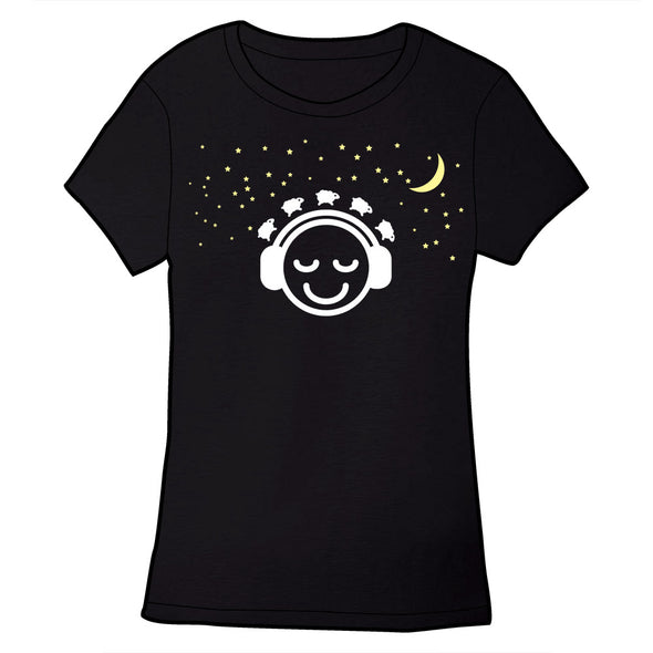 Sleep With Me Podcast Logo Shirt Shirts Sleep With Me Ladies Small Black