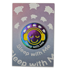 Sleep With Me Logo Rainbow Enamel PIn Pins and Patches Shirley   
