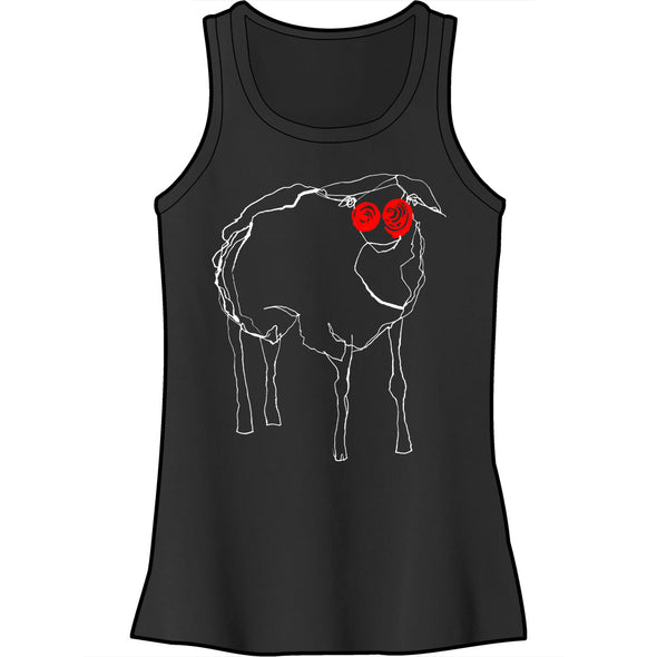 Sleepy Sheep Flowy Racerback Tank Shirts Brunetto   