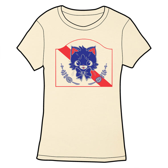 Pabst Blue Kitten Shirt Shirts Becky & Frank Ladies Small