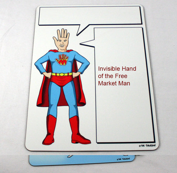 This Modern World Dry-Erase Boards Housewares Tom Tomorrow Invisible Hand Man