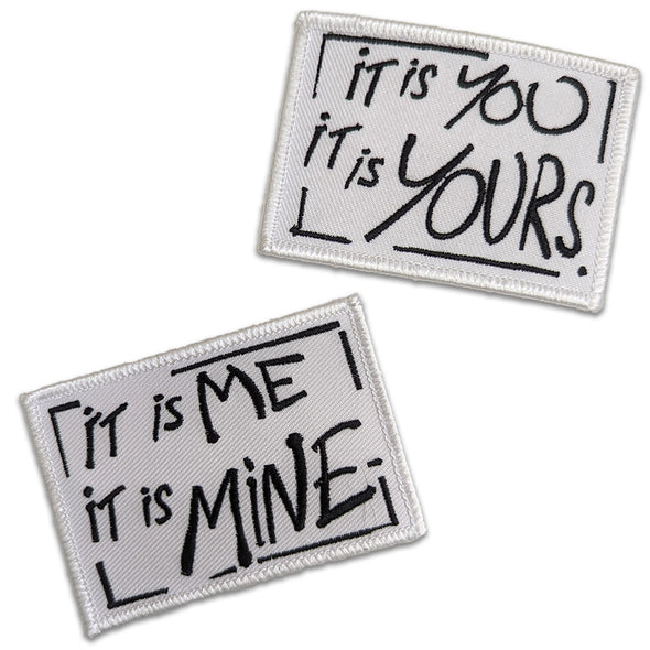It is Me/You Patches Pins and Patches Sarah Jolley