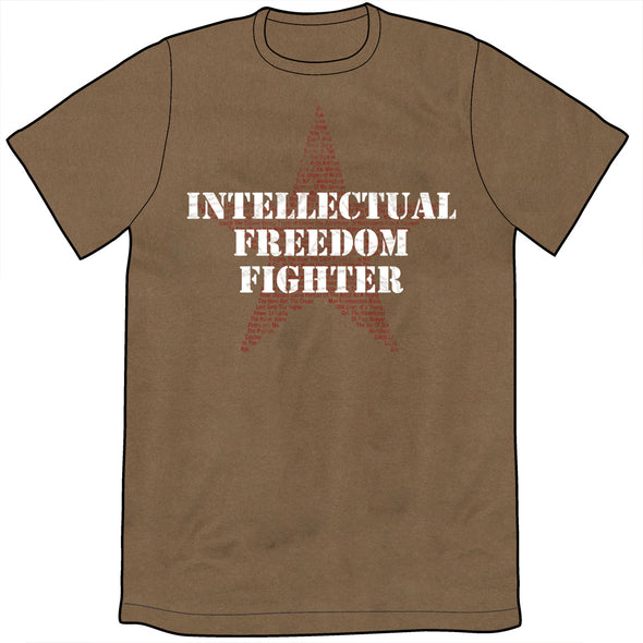 Intellectual Freedom Fighter Shirt Shirts Unshelved Mens/Unisex Small