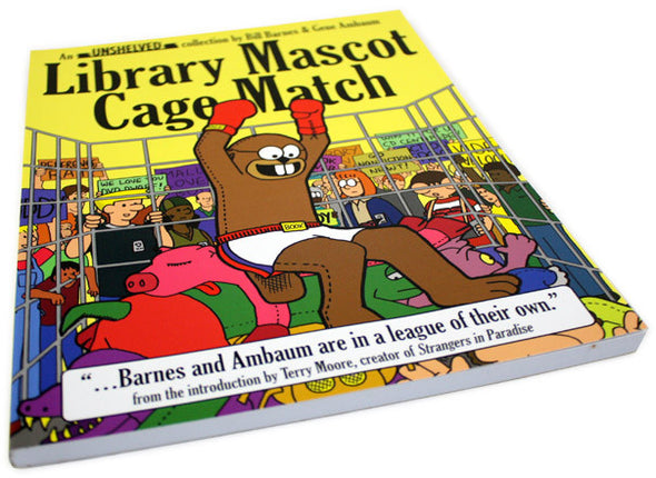 Library Mascot Cage Match Book Books UNS   