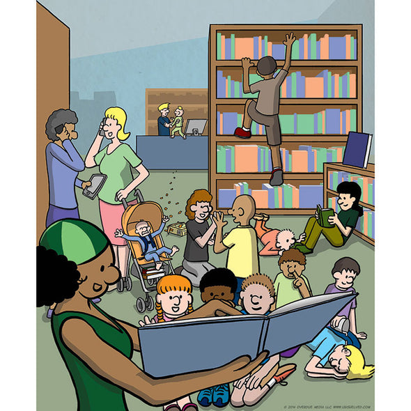 Reads Well With Others Print Art Unshelved