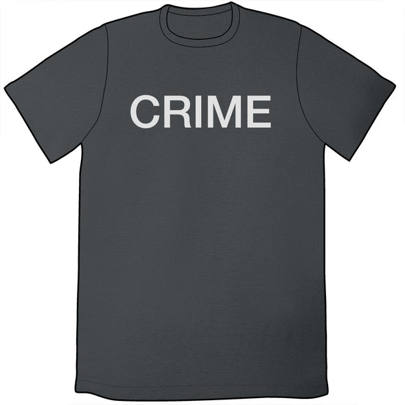 Crime Shirt Shirts Jeffrey Rowland Asphalt DarkGray Unisex Small