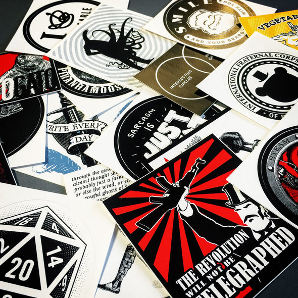 Wondermark Sticker Fun-Time Bonanza Stickers Wondermark