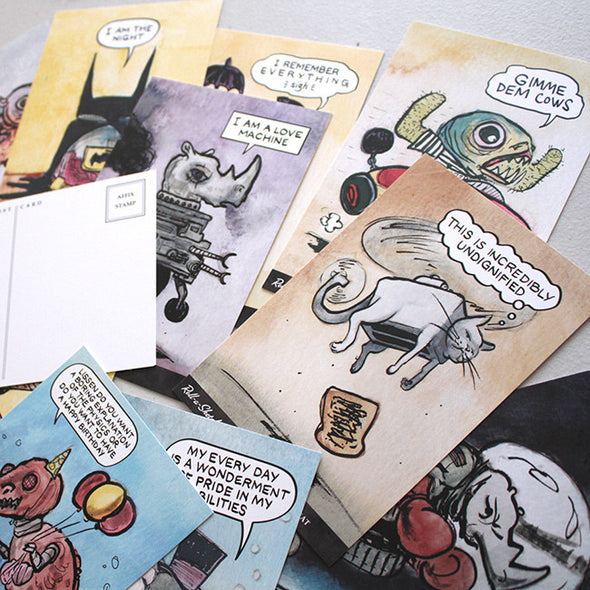 Roll-a-Sketch Postcards (Set of 12) Cards WON   