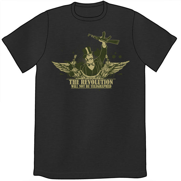 The Revolution Will Not Be Telegraphed Shirt (by Wondermark) Shirts Brunetto   