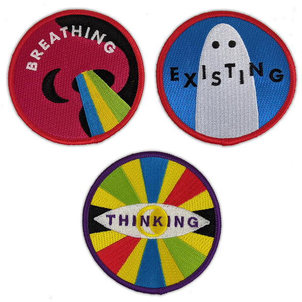Existence Patch Set Pins and Patches Shirley   