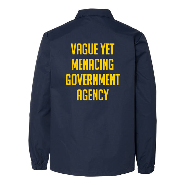 Vague Yet Menacing Government Agency Windbreaker Hoodies clockwise   