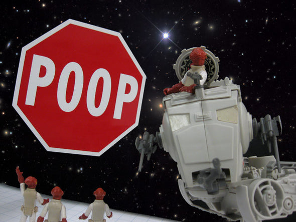 Poop Sign Art Chris Yates