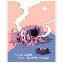 WTNV Episode Prints Art Cyberduds A Car Crash on Buellton Avenue - 232  