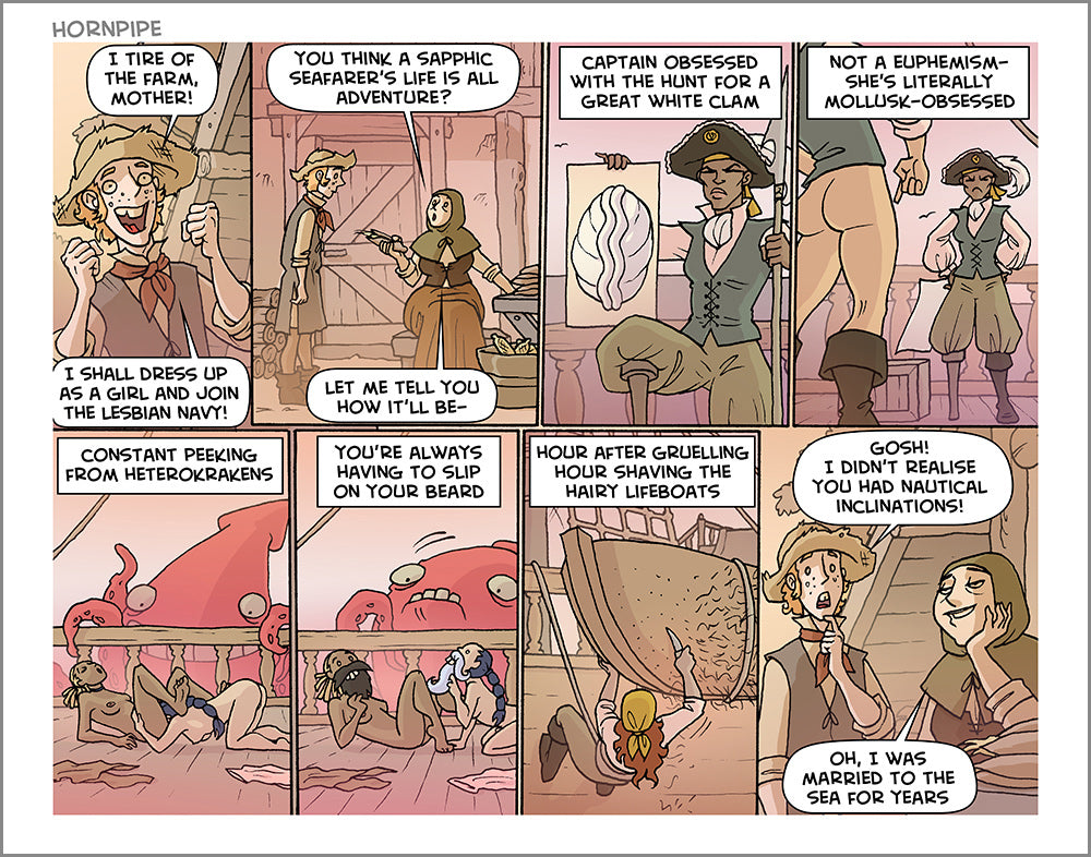 Oglaf Classic Comic Prints Art Oglaf Hornpipe