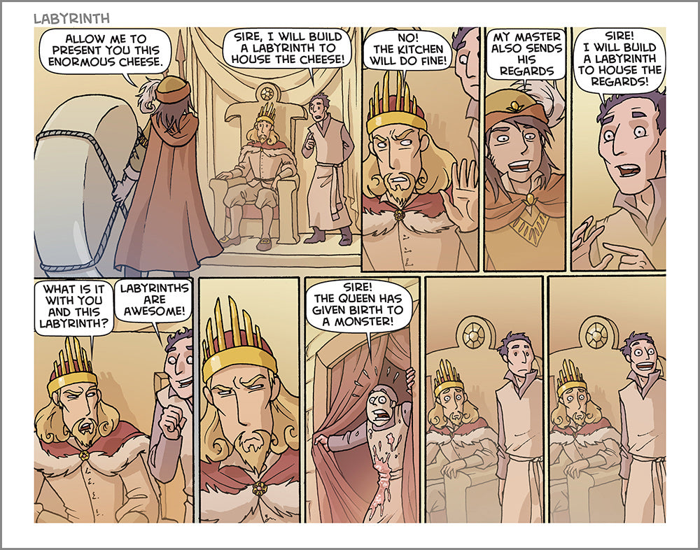 Oglaf Classic Comic Prints Art Oglaf Labyrinth