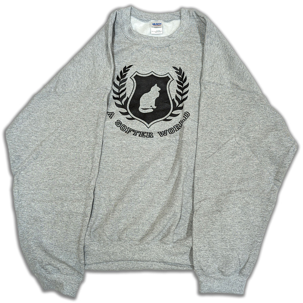 A Softer World Cat Crest Pullover *LIMITED* Shirts TopatoCo   