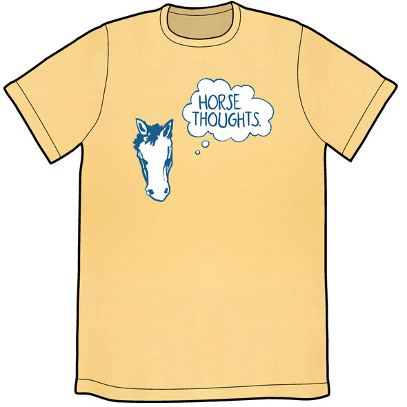 Horse Thoughts Shirt Pre-Order Shirts Buttercup Festival Unisex Small
