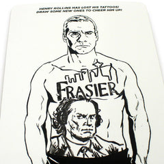Henry Rollins Tattoo Whiteboard Housewares Brandon Bird