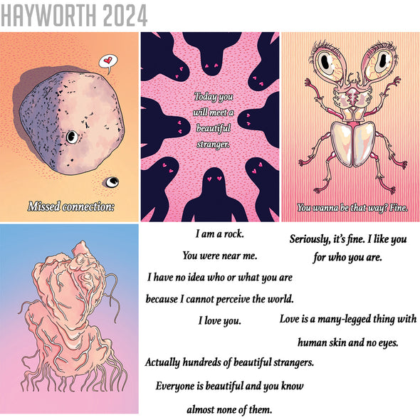 Night Vale VALEentine's Cards Cards Paradise Copies Hayworth 2024 Set