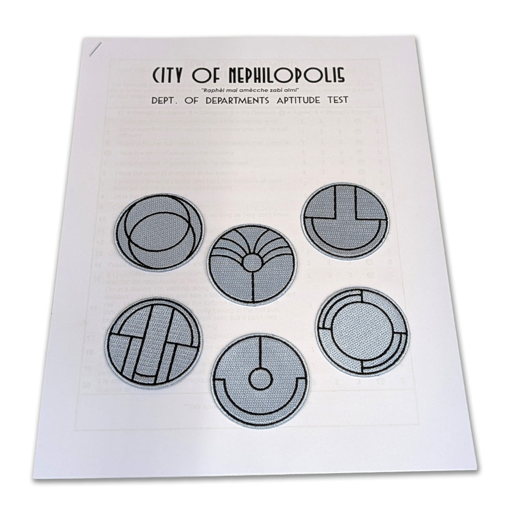 City of Nephilopolis Department of Departments Aptitude Test Accessories Dresden Codak