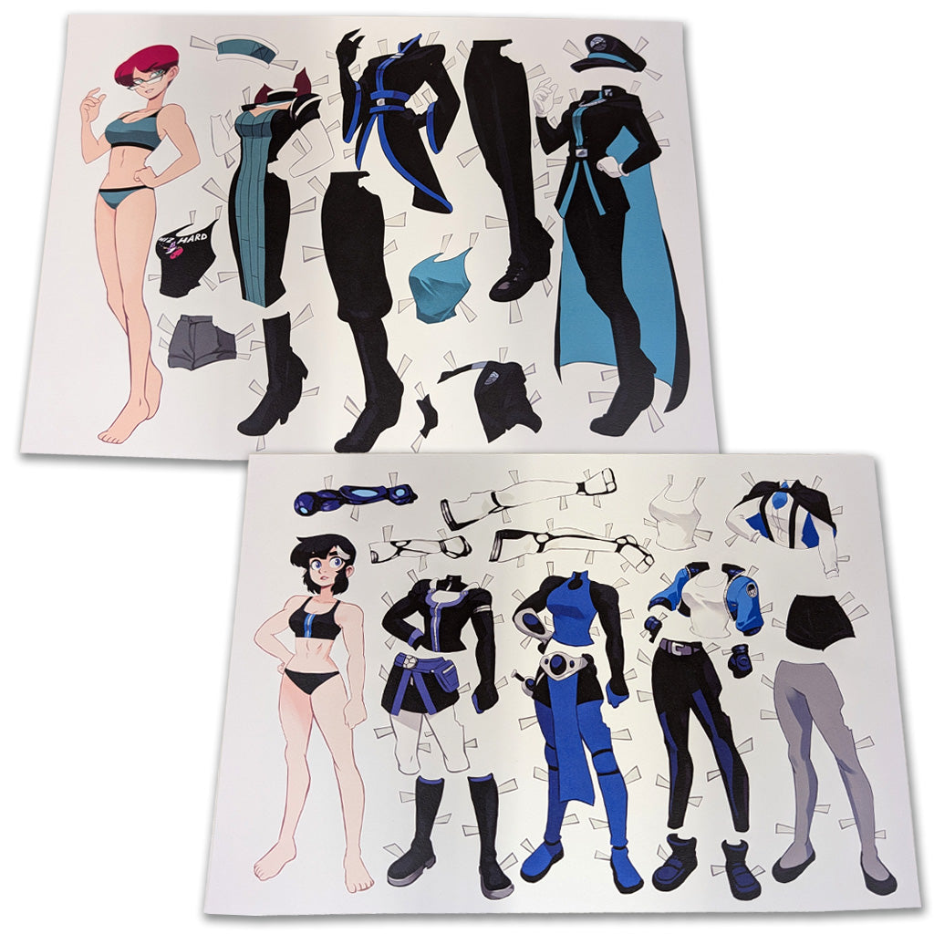 Kim and Vonnie Paper Dolls Art Dresden Codak