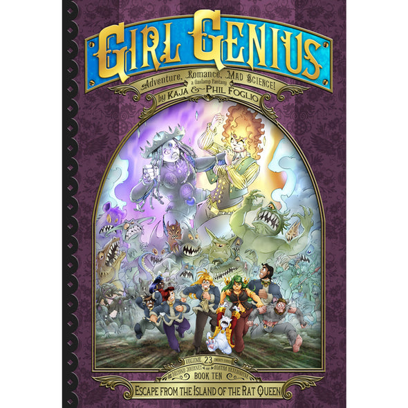 Girl Genius Book 23: Escape from the Island of the Rat Queen Books Girl Genius Softcover