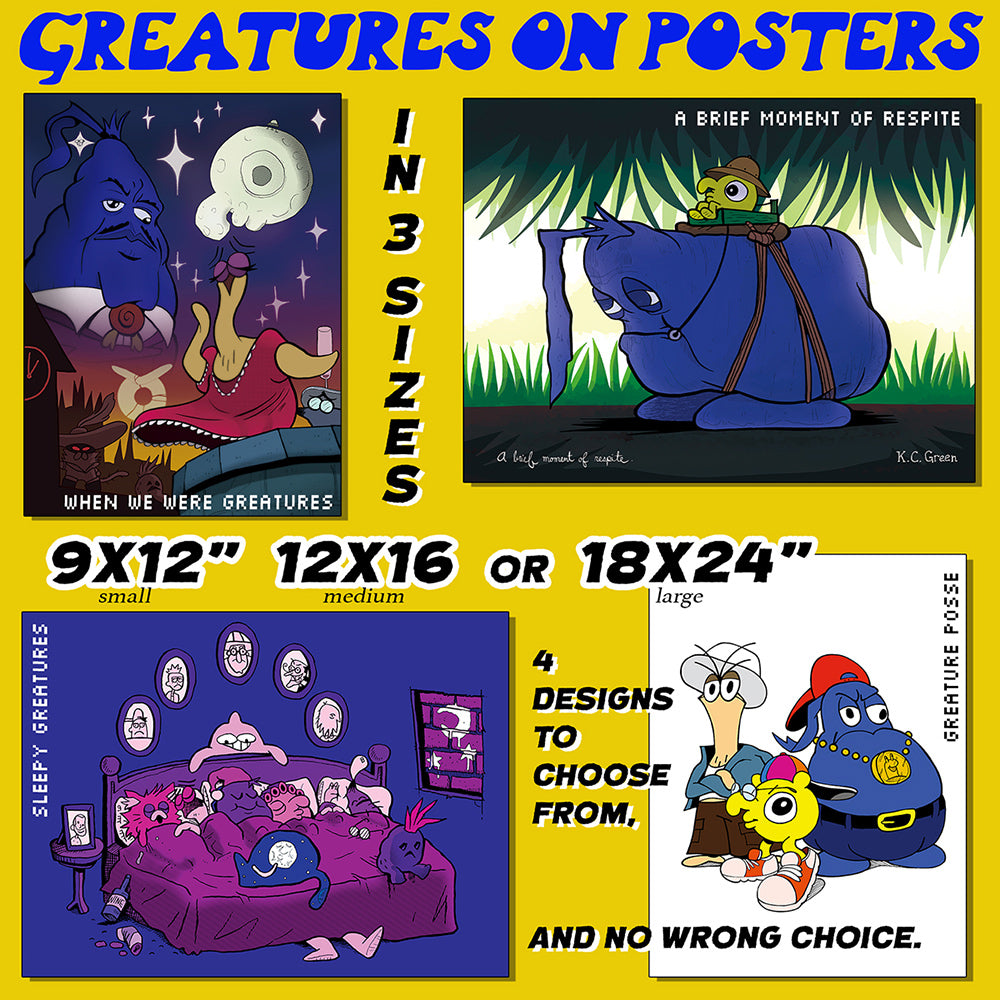 Greatures Prints Art KC Green