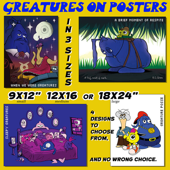 Greatures Prints Art KC Green