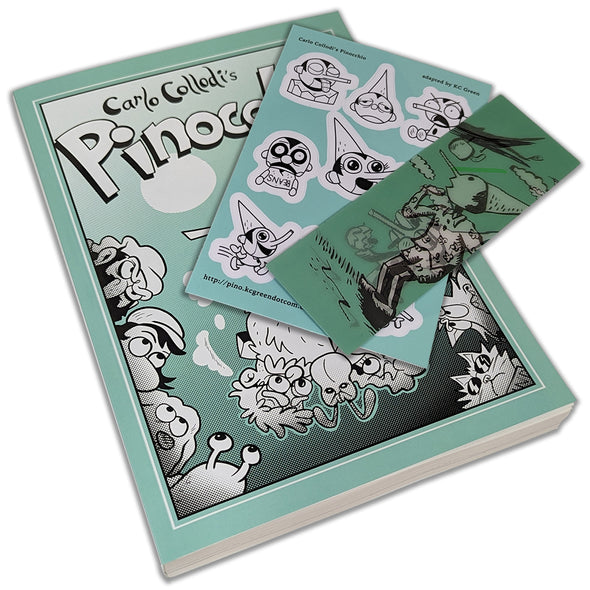 Carlo Collodi's Pinocchio Books KCG Book Plus Stickers and Bookmark!  