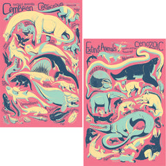 Extinct Animal Prints Art Cyberduds Both! ($32)  