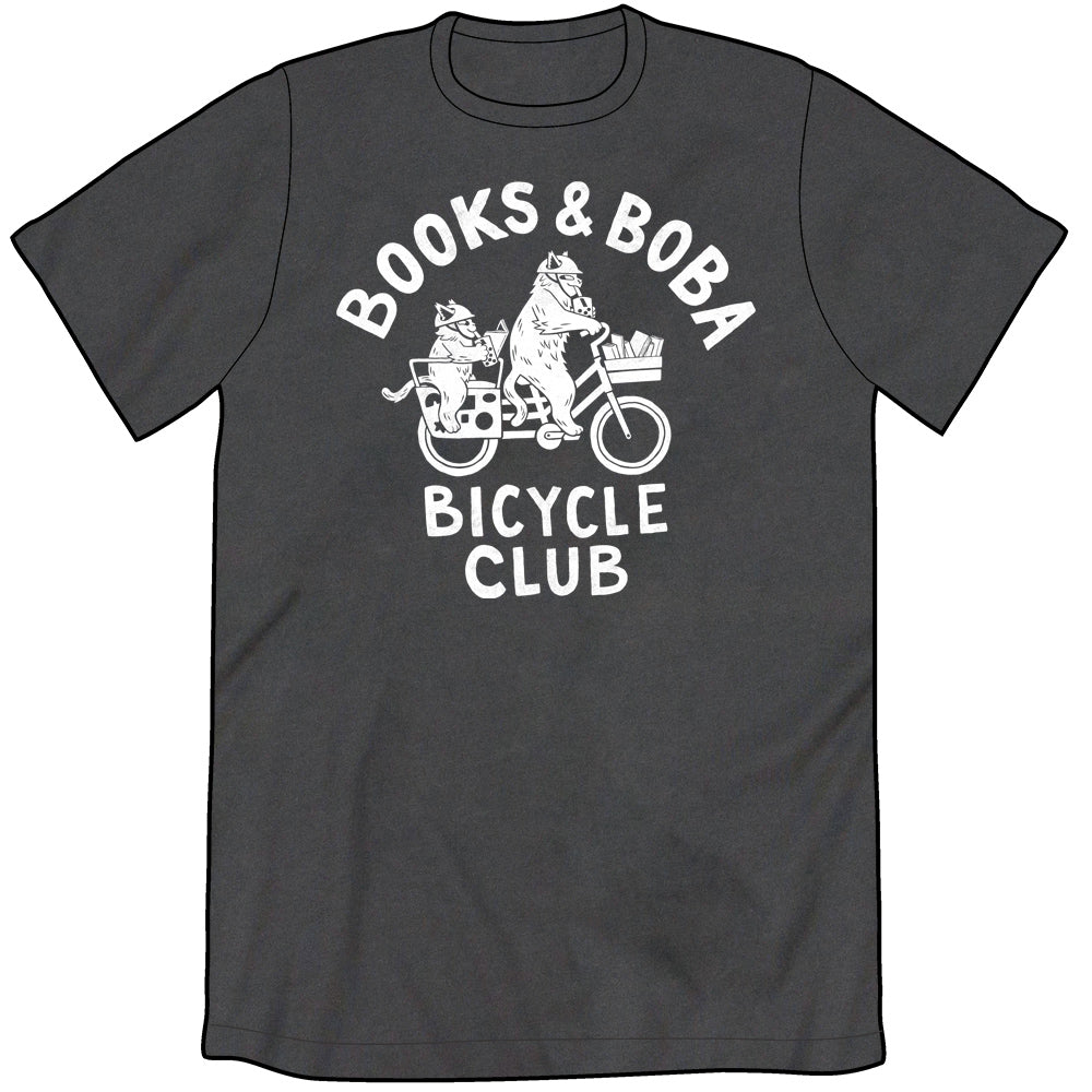 Books & Boba Bicycle Club Shirt