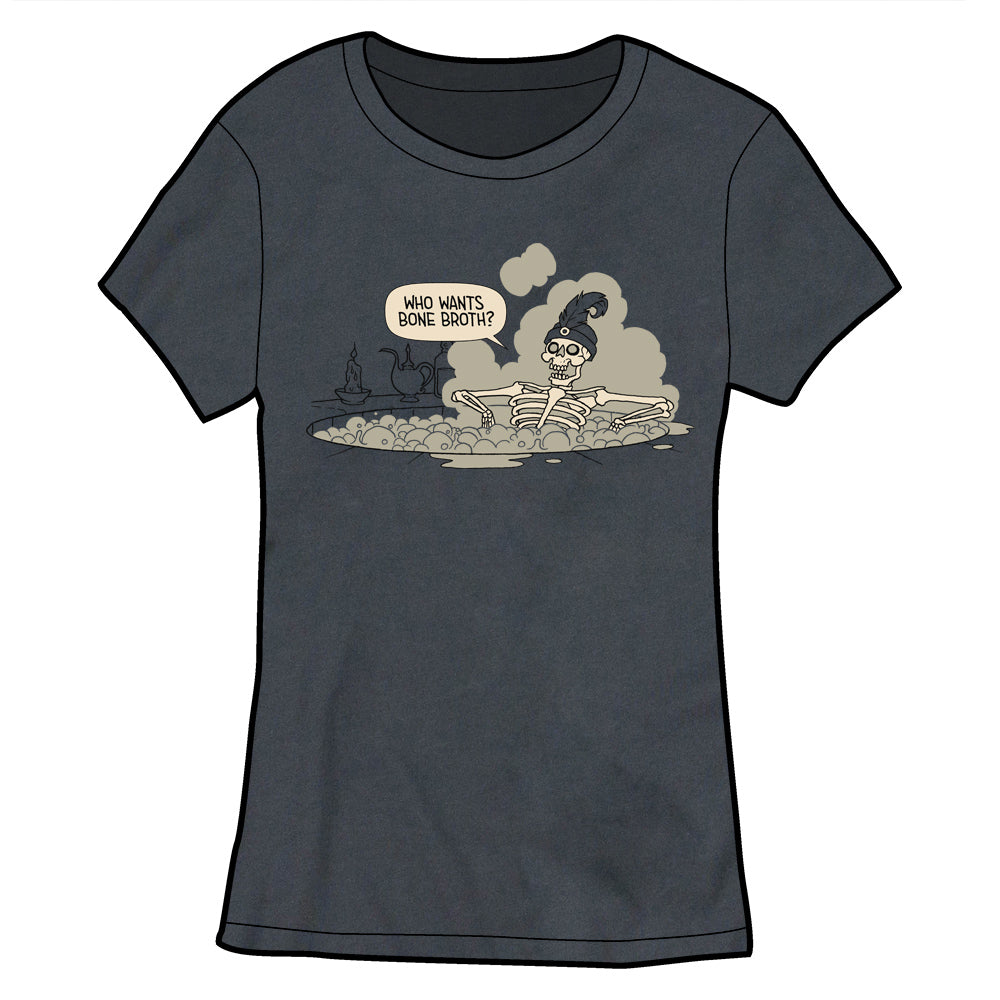 Bone Broth Shirt PRE-ORDER Shirts Oglaf Ashpalt Fitted Small