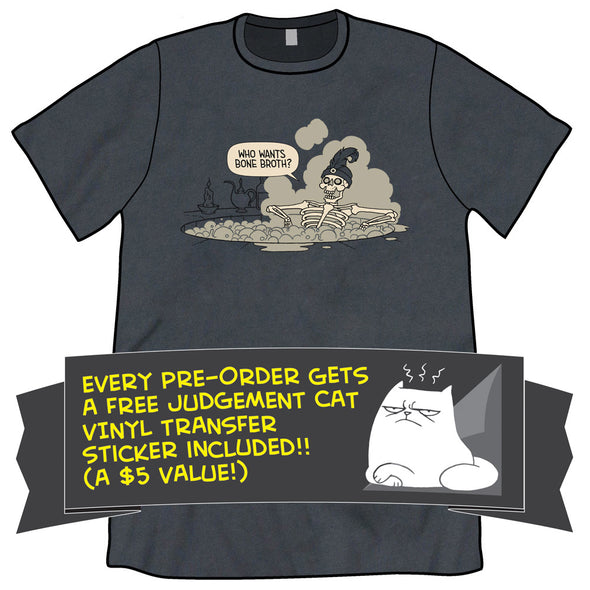 Bone Broth Shirt PRE-ORDER Shirts Oglaf Ashpalt Unisex Small