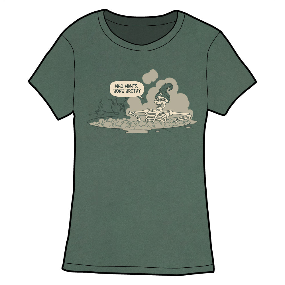 Bone Broth Shirt PRE-ORDER Shirts Oglaf Royal Pine Fitted Small