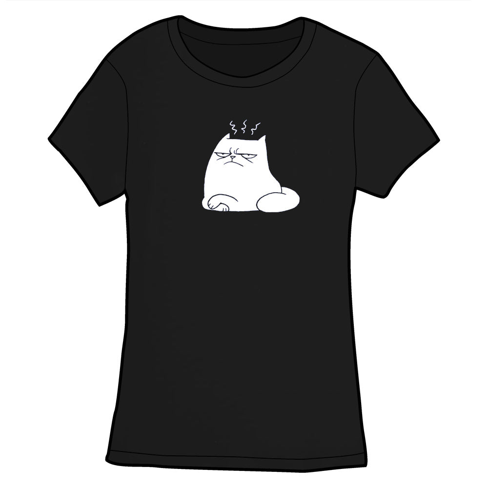 Judgement Cat Shirt PRE-ORDER Shirts Oglaf Black Fitted Small