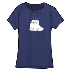 Judgement Cat Shirt PRE-ORDER Shirts Oglaf Cool Blue Fitted Small