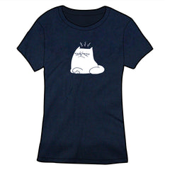 Judgement Cat Shirt PRE-ORDER Shirts Oglaf Navy Blue Fitted Small
