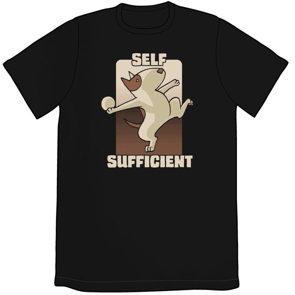 Self Sufficient Shirt Shirts Brunetto Black Unisex Small 