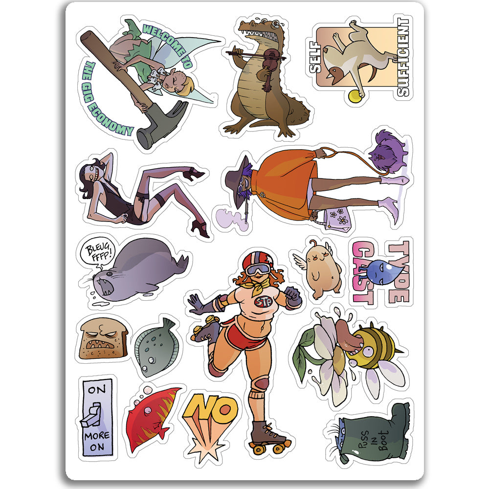 Oglaf Sticker Packs