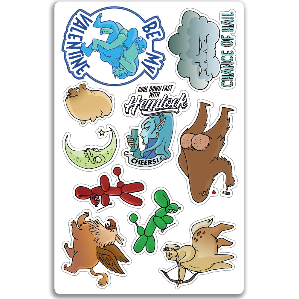 Oglaf Sticker Packs