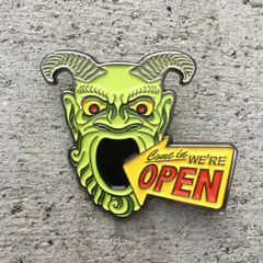 Wondermark Enamel Pins | SERIES 1 Pins and Patches Wondermark Tomb of Horrors