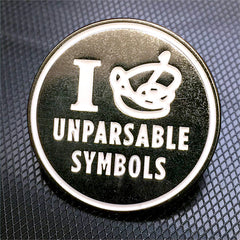Wondermark Enamel Pins | SERIES 1 Pins and Patches Wondermark Unparsable