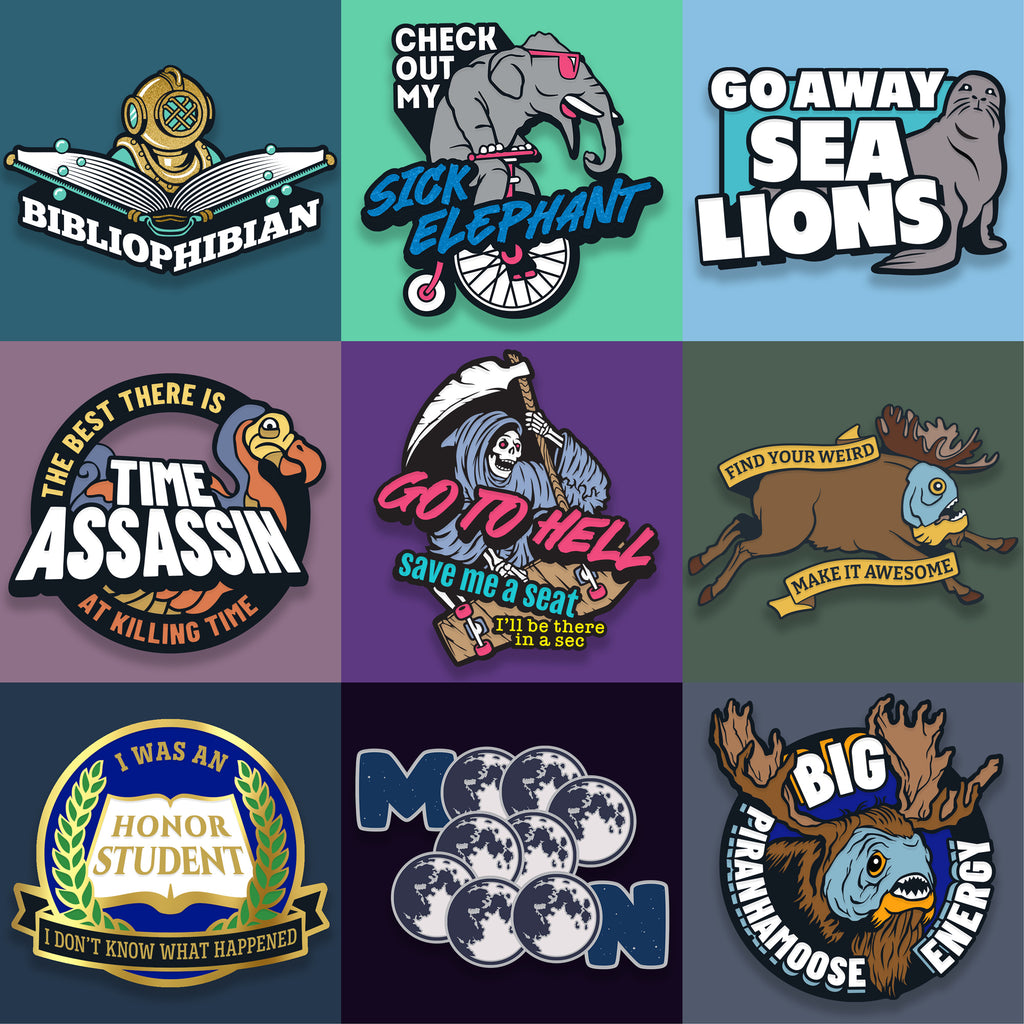Wondermark Enamel Pins | SERIES 2 Pins and Patches Wondermark