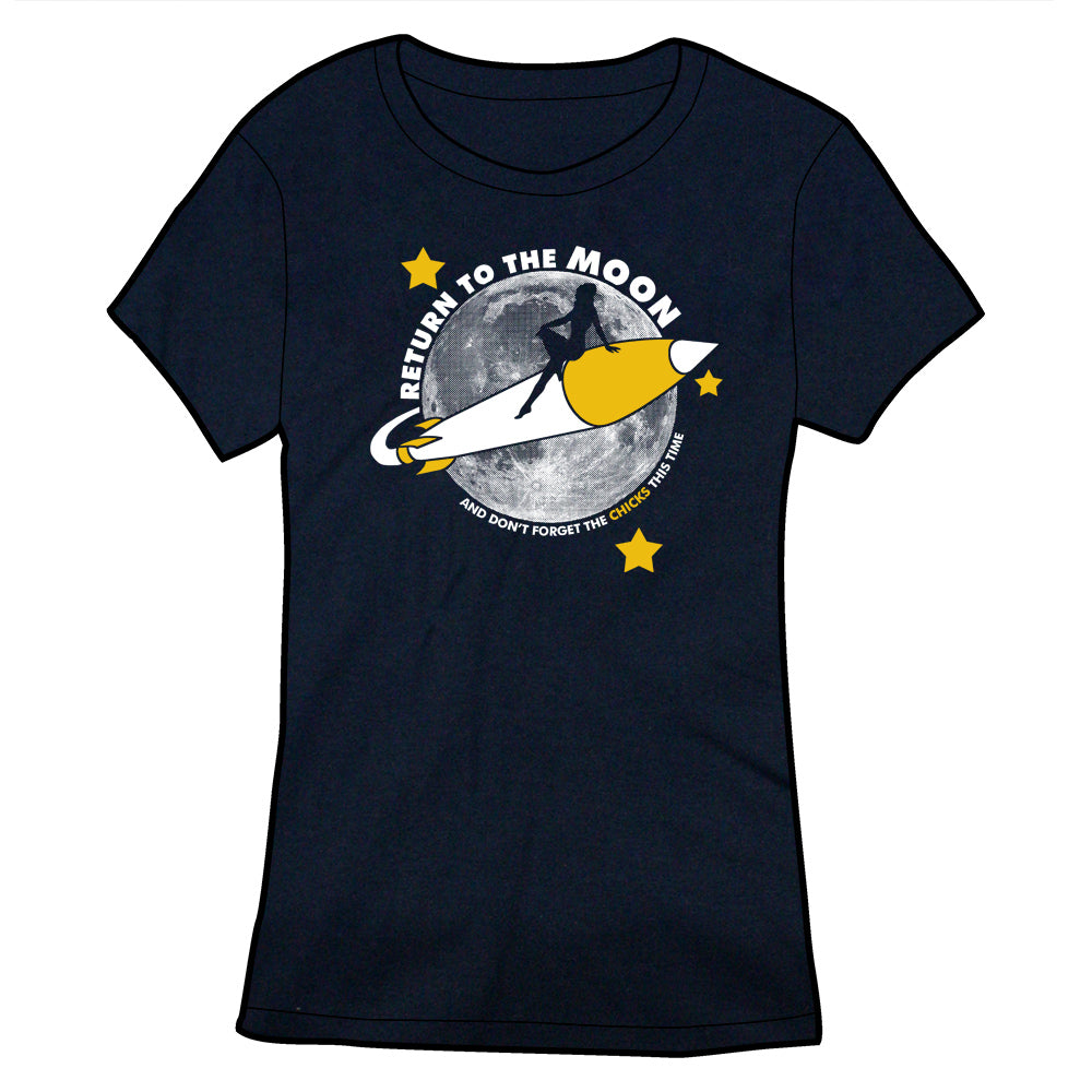 The Moon Shirts Shirts Cyberduds Fitted Small Don't Forget the Chicks 