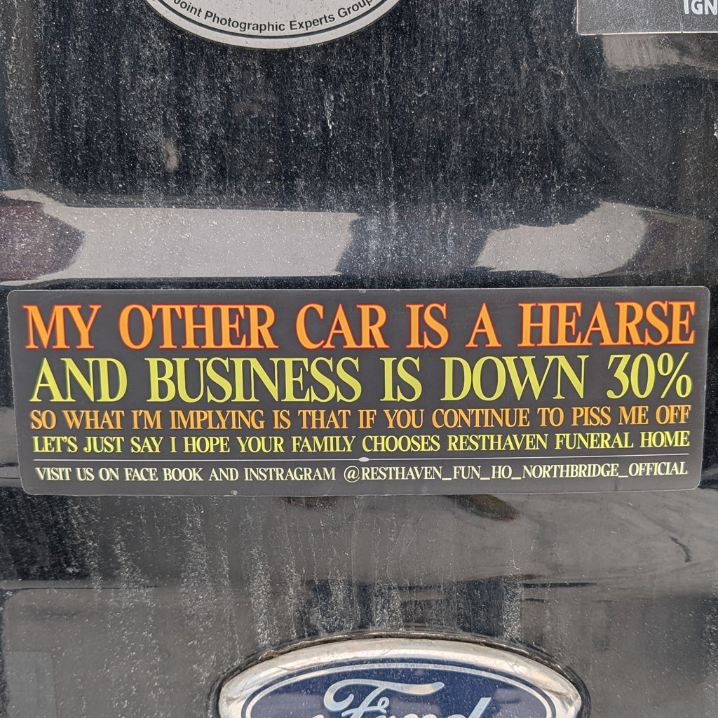 Resthaven Funeral Home Sticker