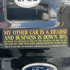 Resthaven Funeral Home Sticker