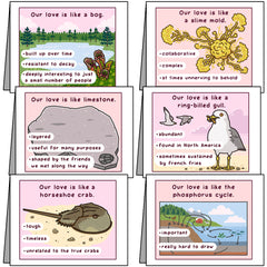 Nature Valentines Cards Cards Bird and Moon