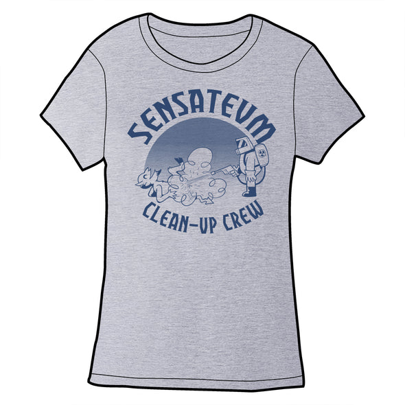Sensatevm Clean-Up Crew Shirt Shirts Cyberduds Fitted Small  